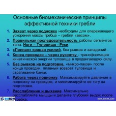 Семинар по биомеханике академической гребли