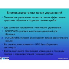 Семинар по биомеханике академической гребли